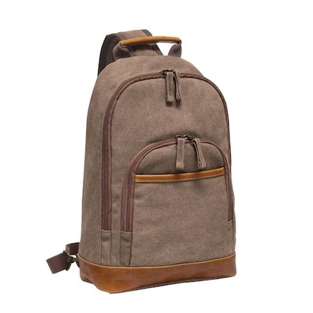 Preferred Nation Preferred Nation P4651.BROWN Slim Sling Backpack; Brown P4651.BROWN